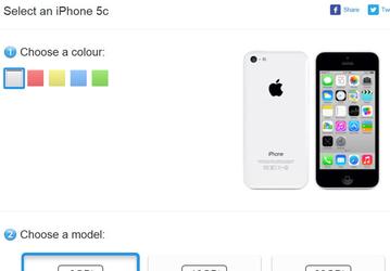 Начались продажи смартфонов Apple iPhone 5c с урезанным до 8 ГБ объемом флэш-памяти