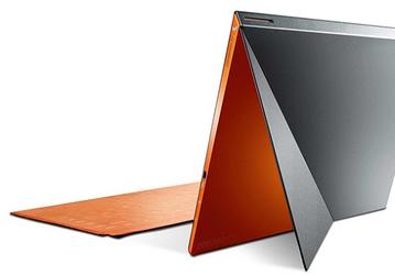 В Сети был замечен концепт планшетного компьютера Lenovo Folder Pad со встроенной подставкой