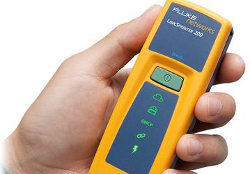 Карманный тестер Fluke Networks LinkSprinter с подключением к облаку предназначен для диагностики сетей Ethernet