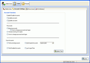 User Account Manager v.4.10 - программа для управления учетными записями в Windows и Exchange