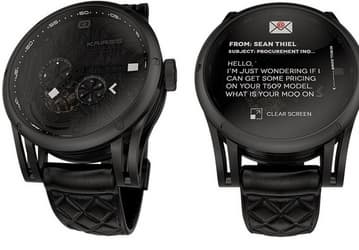 Kairos Smartwatch — «умные» механические часы с прозрачным дисплеем OLED