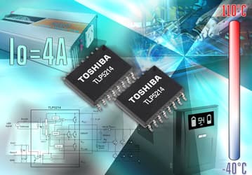 Оптопара с интеллектуальным вентилем-формирователем и функцией защиты Toshiba TLP5214 рассчитана на выходной ток 4 А 