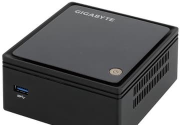 Мини-ПК Gigabyte Brix, построенный на базе процессора Intel Celeron N2807, охлаждается пассивно