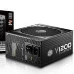 Блок питания Cooler Master V1200 Platinum мощностью 1200 Вт имеет сертификат 80 Plus Platinum
