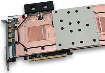 Водоблок с полным покрытием EK Water Blocks EK-FC R9-295X2 предназначен для 3D-карты AMD Radeon R9 295X2