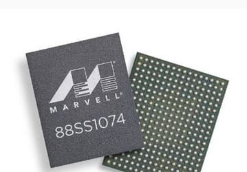 Контроллер SSD Marvell 88SS1074 поддерживает интерфейс SATA 6 Гбит/с и 15-нанометровую флэш-память