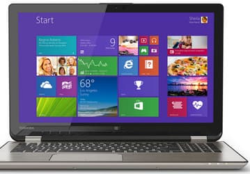 За счет большого угла поворота дисплея ноутбук Toshiba Satellite Radius превращается в огромный планшет