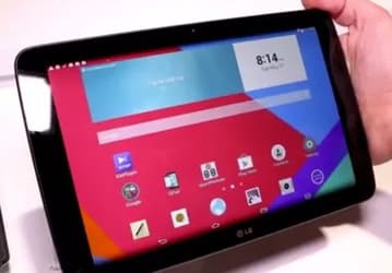 Планшетный компьютер LG G Pad 10: подробности