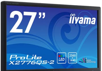 Основой монитора Iiyama ProLite XB2776QS-2 служит 27-дюймовая панель типа AH-IPS разрешением 2560 х 1440 пикселей
