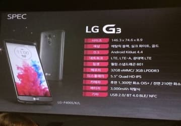 Смартфон LG G3 рассекречен на специальном мероприятии в Южной Корее