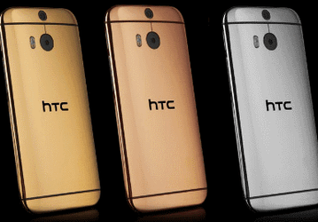 Покрытый золотом смартфон HTC One M8 оценён в 1580 фунтов стерлингов