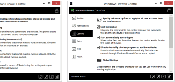 Windows Firewall Control v.4.0.9.0 - бесплатная утилита для управления брандмауэрами Windows Vista/Seven/8