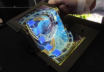 Специалисты SEL создали складной сенсорный дисплей OLED размером 8,7 дюйма