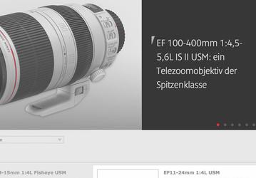 На немецком сайте CPN «засветился» объектив Canon EF 11-24mm 1:4L USM
