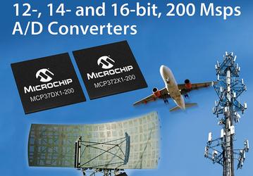 Аналогово-цифровые преобразователи Microchip Technology MCP37DX1-200 и MCP372X1-200 имеют рекордно низкое энергопотребление
