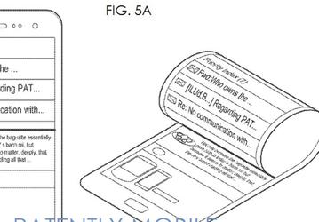 Samsung патентует смартфон со сгибающимся двухсторонним экраном