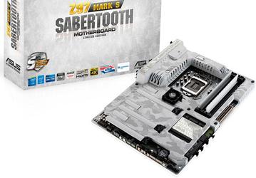 Системную плату Asus TUF Sabertooth Z97 Mark S облачили в арктический камуфляж