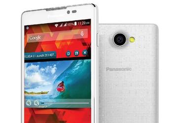 Смартфон Panasonic P55 выделяется задней панелью с мозаичным рисунком