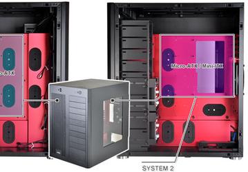 В корпусе Lian Li PC-D666 можно собрать сразу два компьютера