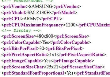Смартфон Samsung SM-Z130H с ОС Tizen 2.3 оснастят дисплеем разрешением 800 х 480 точек