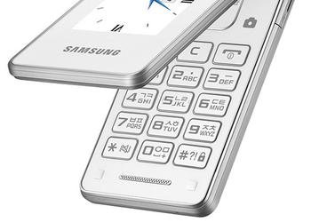 Телефон-раскладушка Samsung Master Dual оснащен дисплеями размером 3,0 и 2,2 дюйма