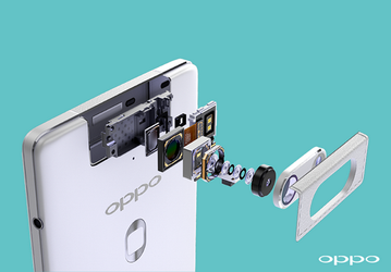 Новое рекламное изображение смартфона Oppo N3 подтверждает информацию о наличии сканера отпечатков пальцев