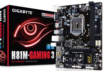 Системная плата Gigabyte H81M-Gaming 3 похожа на системную плату Gigabyte H81M-WW