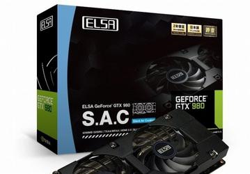 Видеокарта Elsa GeForce GTX 980 SAC оснащается системой охлаждения производства Inno3D