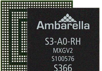 Однокристальная система Ambarella S3 поддерживает видео 4K