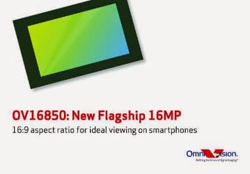 Модель OmniVision OV16850 разрешением 16 Мп возглавила линейку датчиков изображения OmniVision для смартфонов
