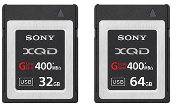 Карты памяти Sony G соответствуют стандарту XQD 2.0 и развивают скорость записи до 350 МБ/с
