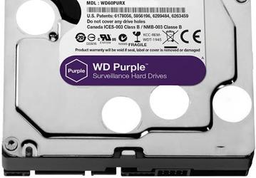Линейку накопителей для систем видеонаблюдения WD Purple пополнила модель объемом 6 ТБ