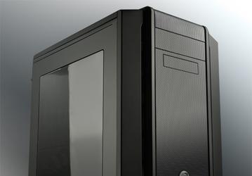 Корпус Raijintek Aeneas выделяется горизонтальным расположением системной платы
