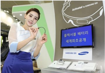Samsung SDI и LG Chem показали гибкие и изогнутые аккумуляторы
