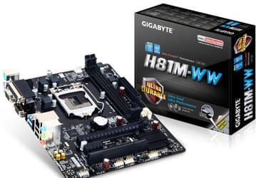 Системная плата начального уровня Gigabyte H81M-WW получила звуковую подсистему повышенного качества