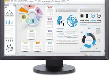 Монитор ViewSonic VG2438Sm с соотношением сторон 16:10 оснащен четырехпортовым концентратором USB 3.0