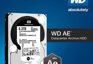 Жесткие диски WD Ae предназначены для хранения «холодных» данных