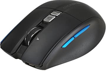 Лазерный датчик мышки Gigabyte Aire M93 Ice работает на стеклянных и ледяных поверхностях