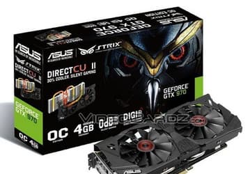 Asus готовит видеокарту GeForce GTX 970 линейки Strix
