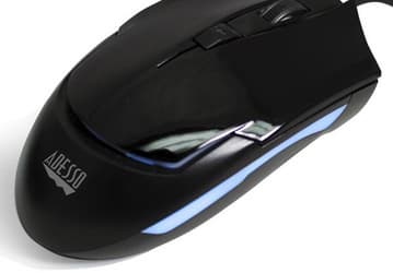 Мышь Adesso iMouse G1 Illuminated Desktop Mouse оснащена синей подсветкой