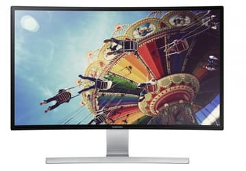 Монитор Samsung S27D590C выделяется изогнутой панелью разрешением Full HD