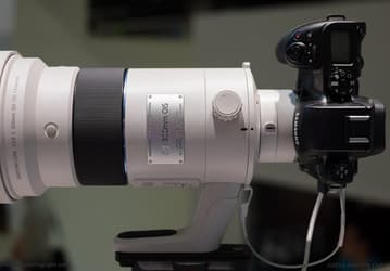 Прототип объектива Samsung S 300mm f/2.8 ED OIS NX показан на выставке Photokina 