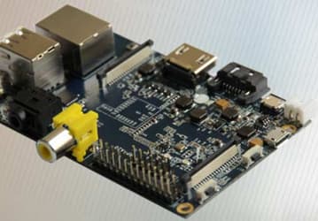 Компоненты одноплатного компьютера Banana Pi собраны на плате размерами 92 х 60 мм