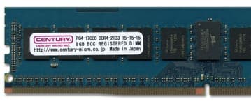 Модули памяти Century Micro RDIMM DDR4-2133 ECC предложены по одному и в наборах объемом 32 ГБ
