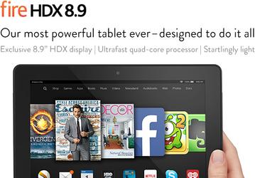 В планшетном компьютере Amazon Fire HDX 8.9 используется однокристальная платформа Qualcomm Snapdragon 805