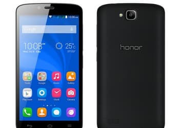 В конфигурацию смартфона Huawei Honor Holly входит пятидюймовый дисплей HD и камера разрешением 8 Мп с датчиком Samsung
