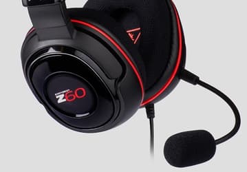 Игровая гарнитура Turtle Beach Ear Force Z60 поддерживает алгоритмы окружающего звука DTS Headphone:X