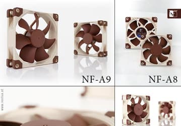 Серия вентиляторов Noctua A пополнилась моделями NF-A9, NF-A8 и NF-A4x10 5V типоразмера 92, 80 и 40 мм соответственно