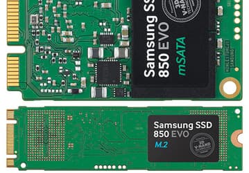 В линейку SSD Samsung 850 EVO вошли накопители типоразмеров M.2 и mSATA
