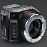 Видеокамера Blackmagic Micro Cinema Camera с датчиком формата Super 16 оснащена креплением для объективов Micro Four Thirds 